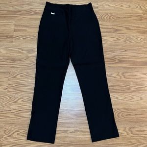 Kate Park Black Stretch Pull on Dress Pants
